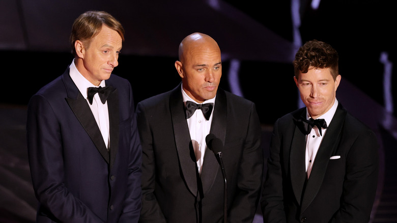 Tony Hawk Kelly Slater Shaun White Oscars