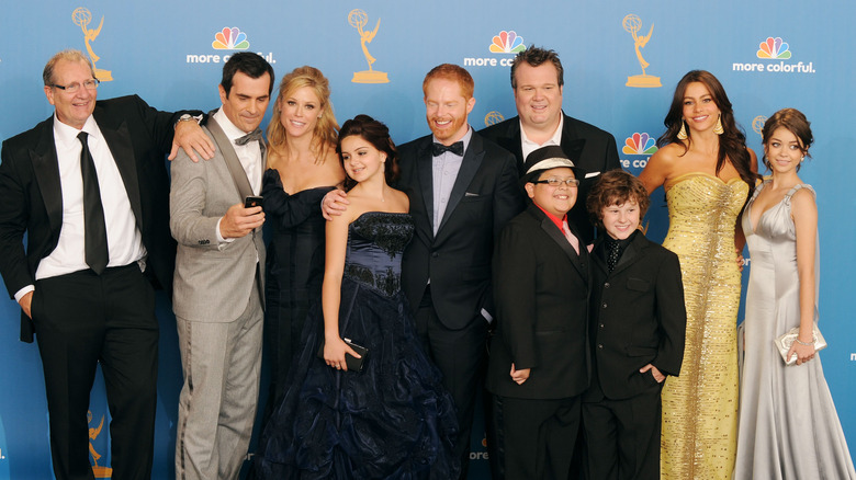 The cast of Modern Family at an event