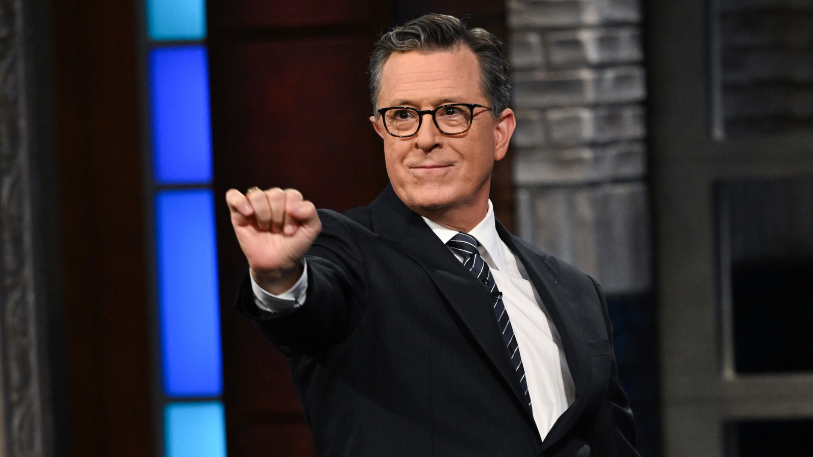 The One Prop Stephen Colbert Kept From The Colbert Report Made His Wife Cry