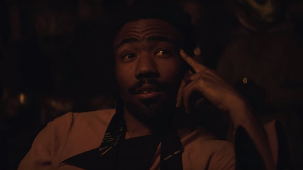 Donald Glover as Lando Calrissian in Solo: A Star Wars Story