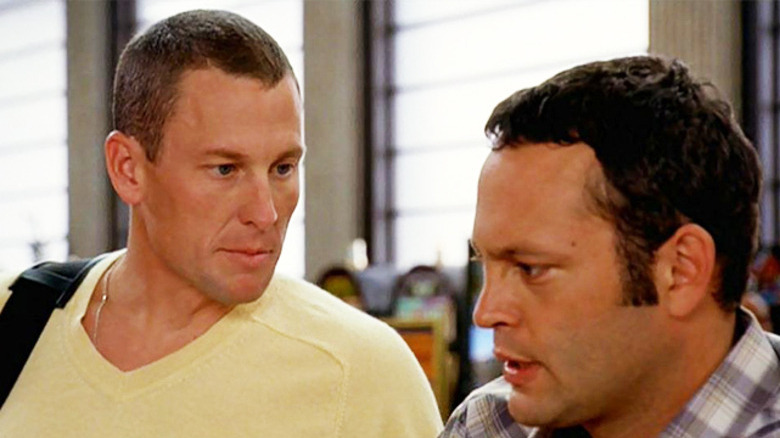 Lance Armstrong Peter Lafleur talking