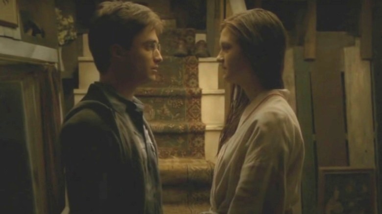 Harry and Ginny in Harry Potter and the Half-Blood Prince