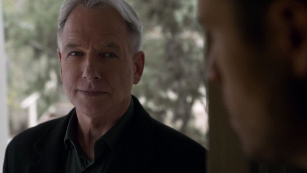 Gibbs smirking