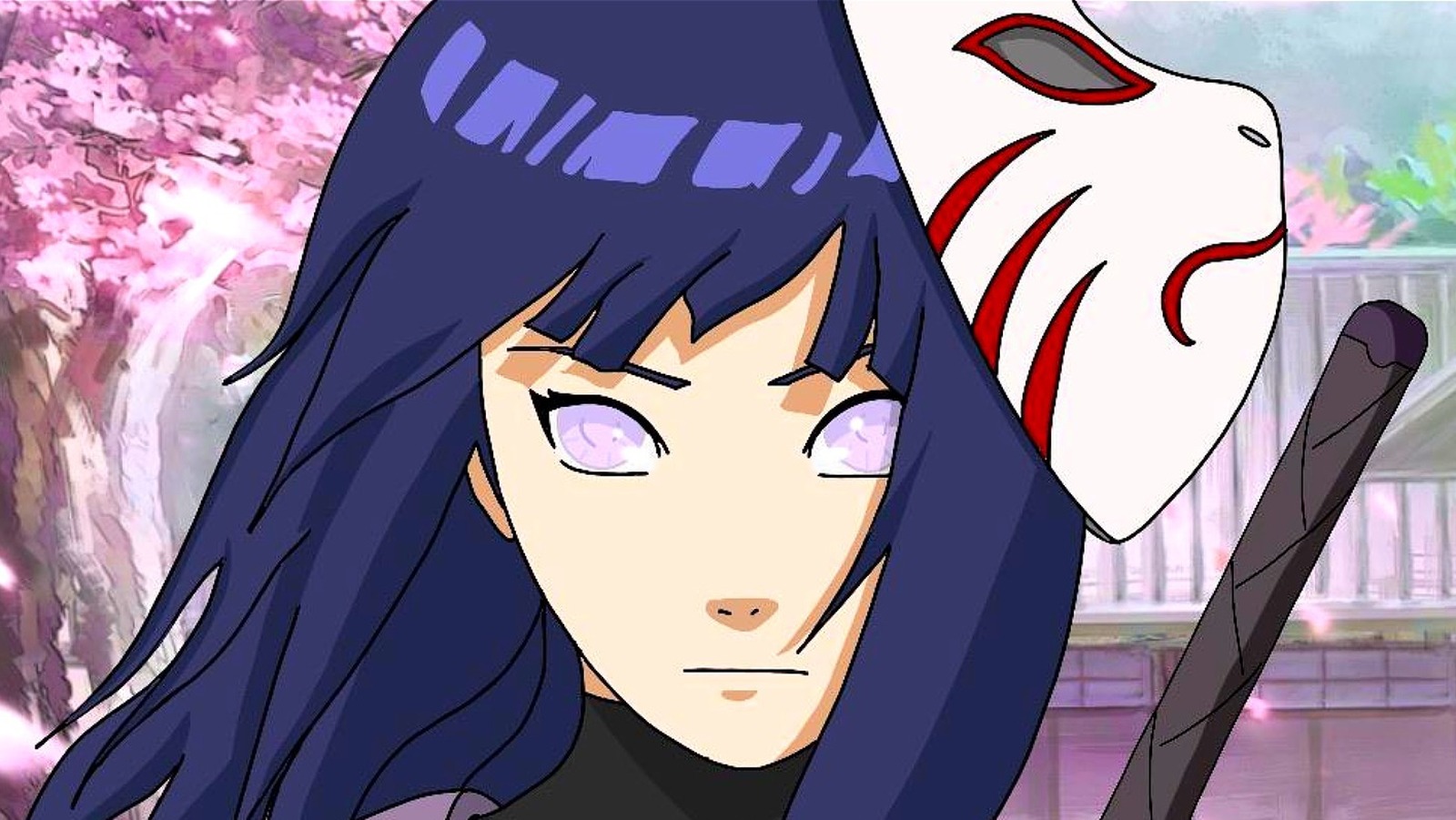 Hinata Hyuga With Thing Telegraph