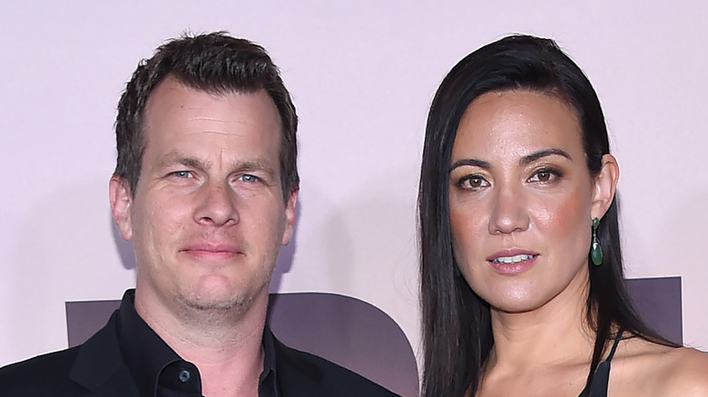 Jonathan Nolan and Lisa Joy at a premiere