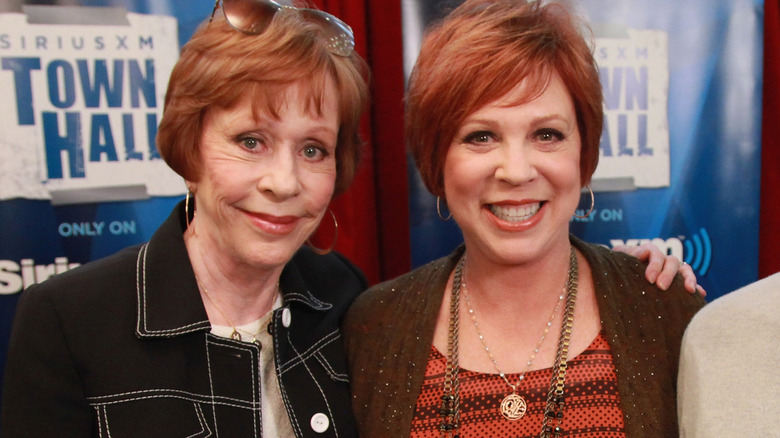 Carol Burnett and Vicki Lawrence at the 2012 SiriusXM Town Hall