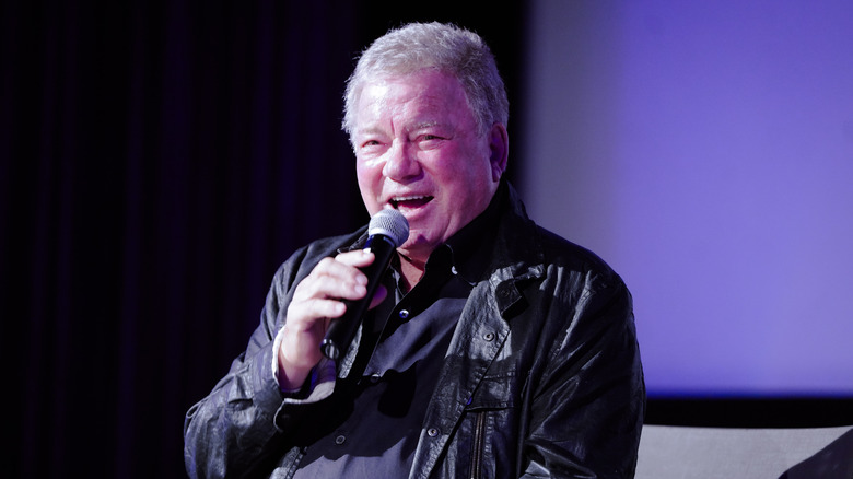 William Shatner answering questions