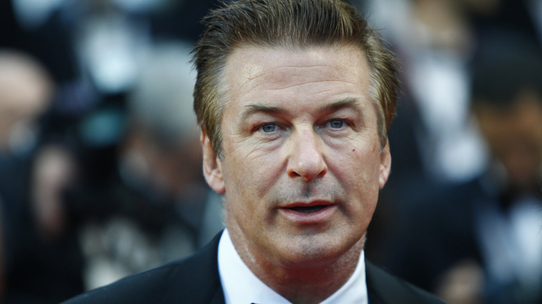 Alec Baldwin talking seriously