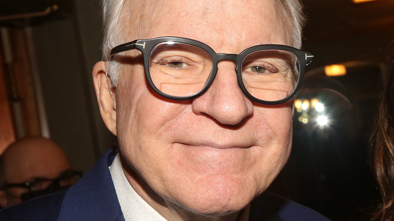 Steve Martin wearing glasses