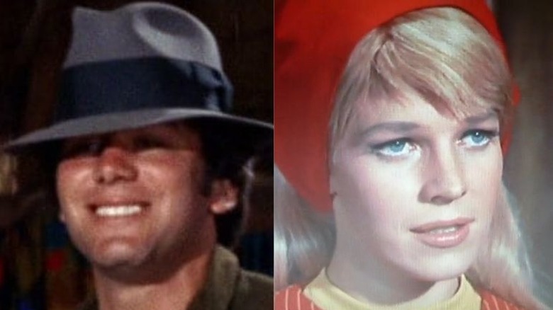 Photographer and Blonde Girl talk to Monkees.