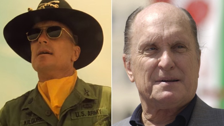 Robert Duval in Apocalypse Now and in Hollywood in 2003