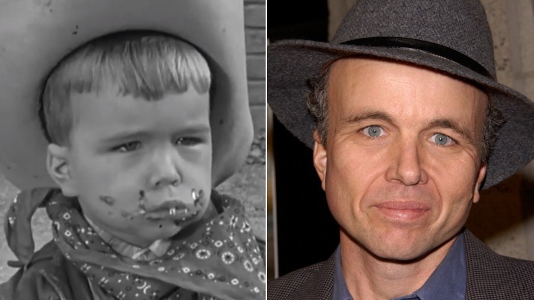 Clint Howard as 2-year old and now