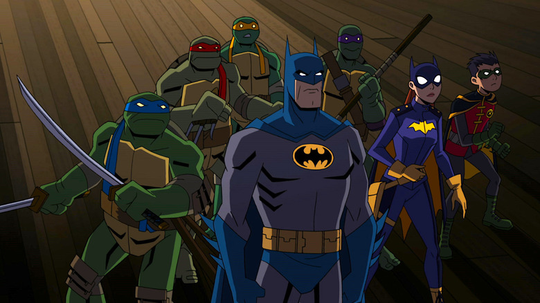 Batman Teenage Mutant Ninja Turtles ready to rumble