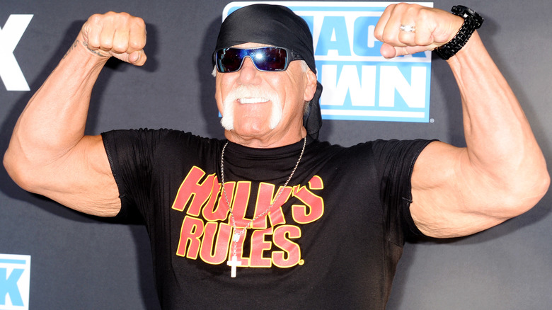 Hulk Hogan smiling