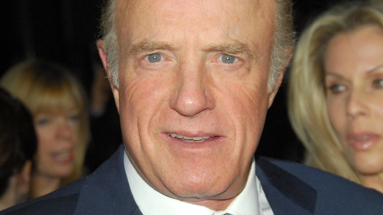 James Caan Face Blue Suit