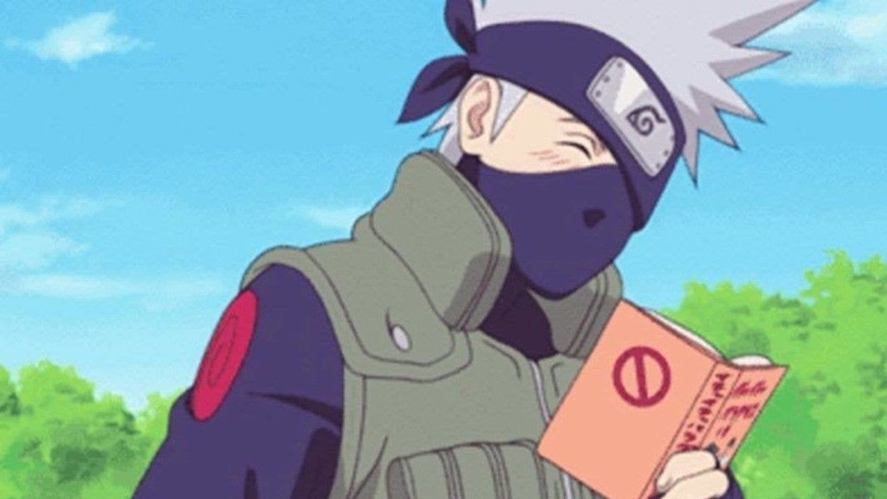 Kakashi reading book