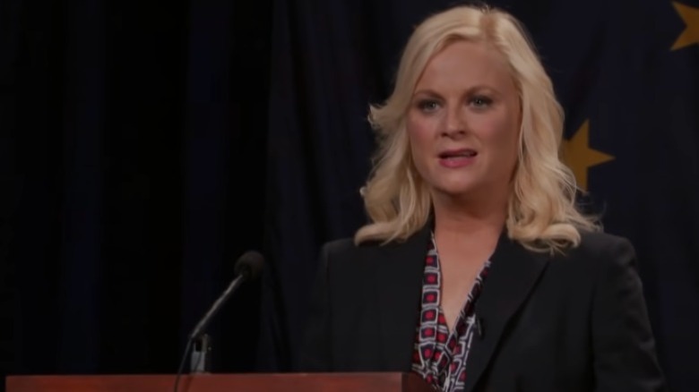 Leslie Knope nervous