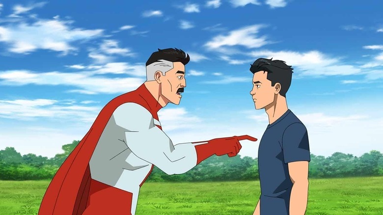 Nolan teaches Mark about his powers on "Invincible" Episode 1 (2021)