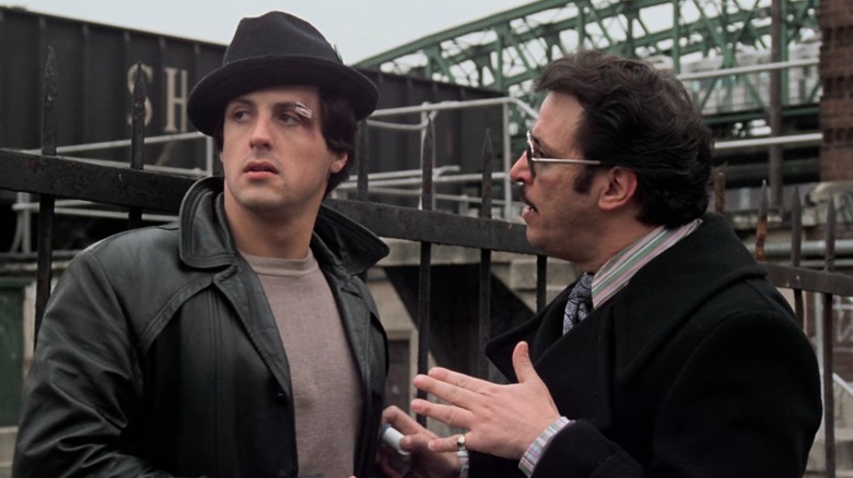 Rocky Balboa and a gangster