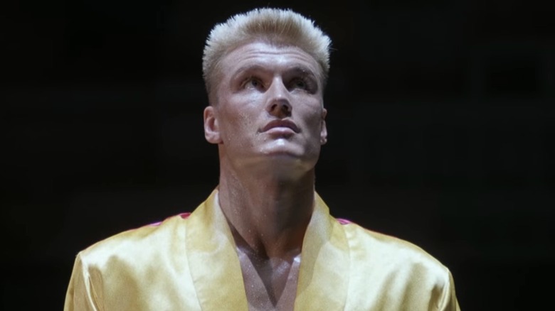 Ivan Drago looks up