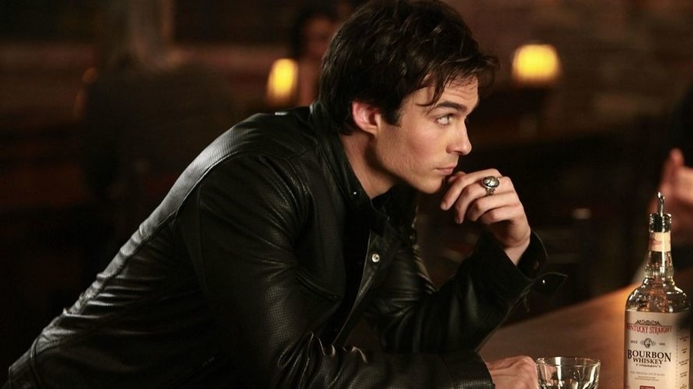 Damon Salvatore at a bar