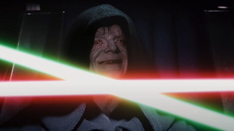 Emperor Palpatine laughing