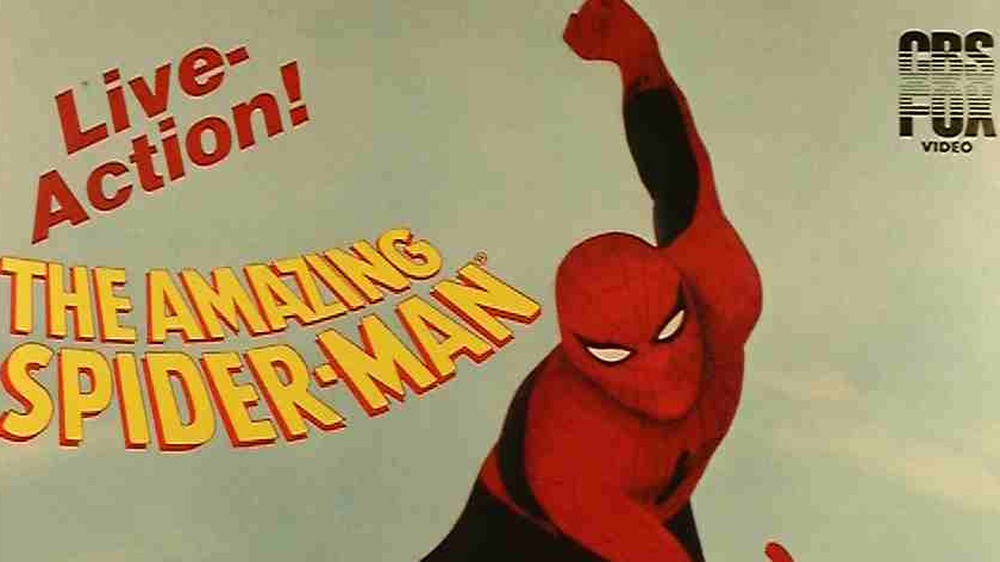 The cover of a rare home video release of Spider-Man (1977)