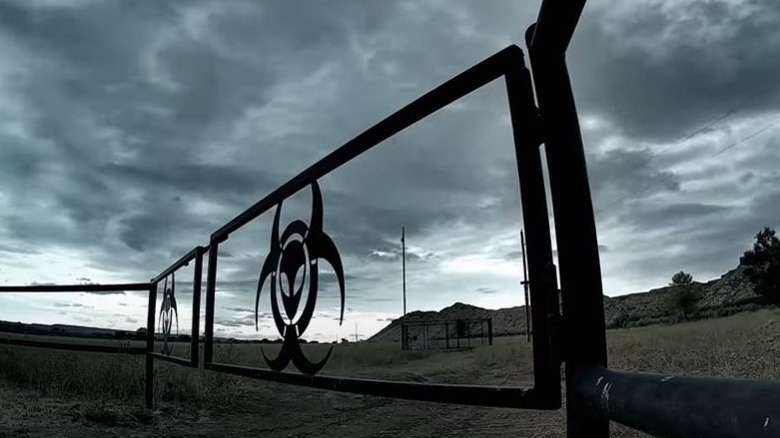 An ominous shot of Skinwalker Ranch