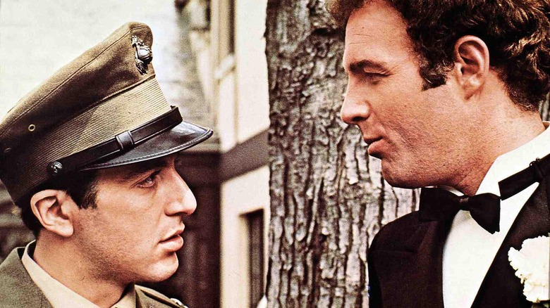 Al Pacino and James Caan in "The Godfather"