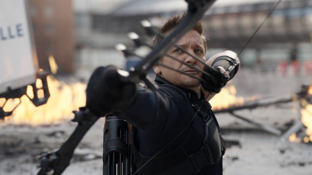 Jeremy Renner as the MCU's Hawkeye