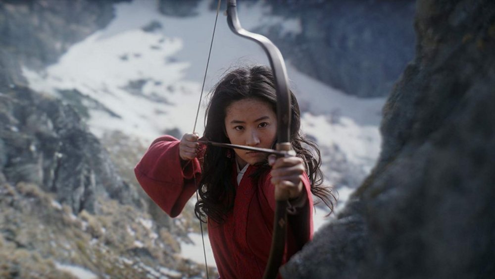 Liu Yifei takes aim in the live-action remake of Mulan