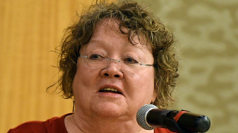 S.E. Hinton at event