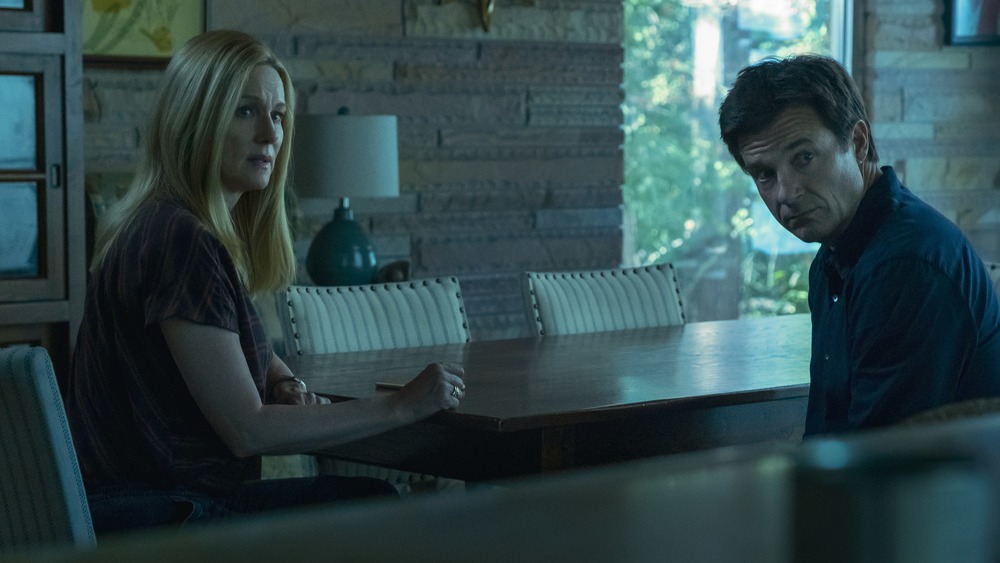 Laura Linney and Jason Batemon on Ozark