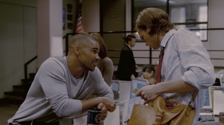 Shemar Moore and Matthew Gray Gubler on Criminal Minds