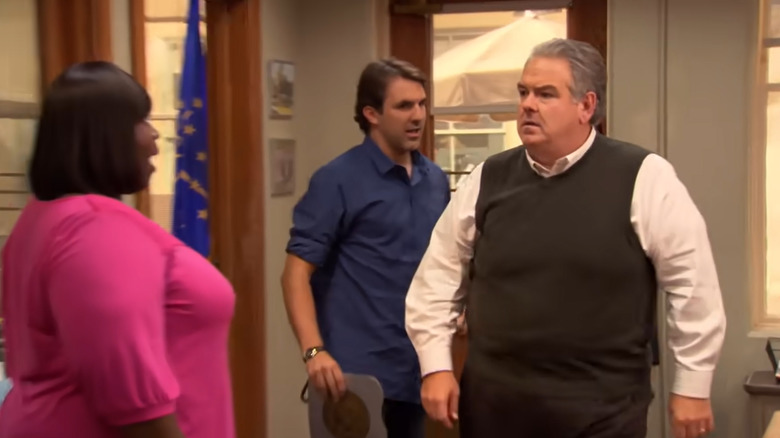 Jerry walks away from Mark