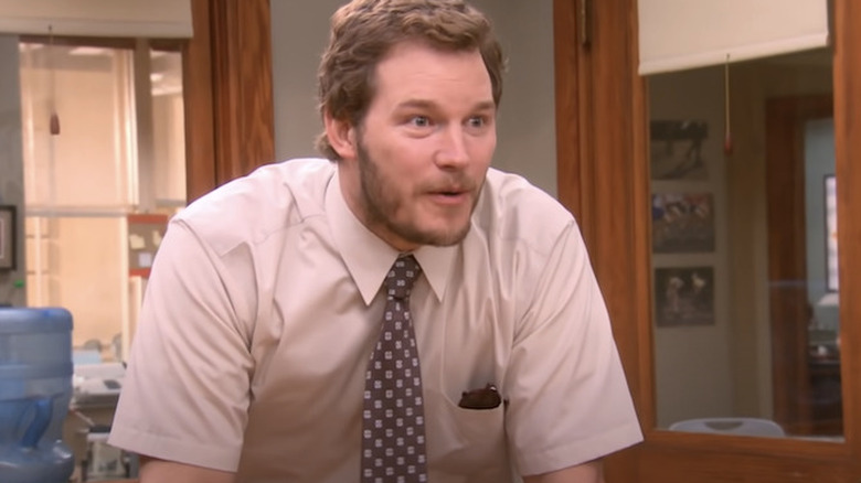 Andy Dwyer talking