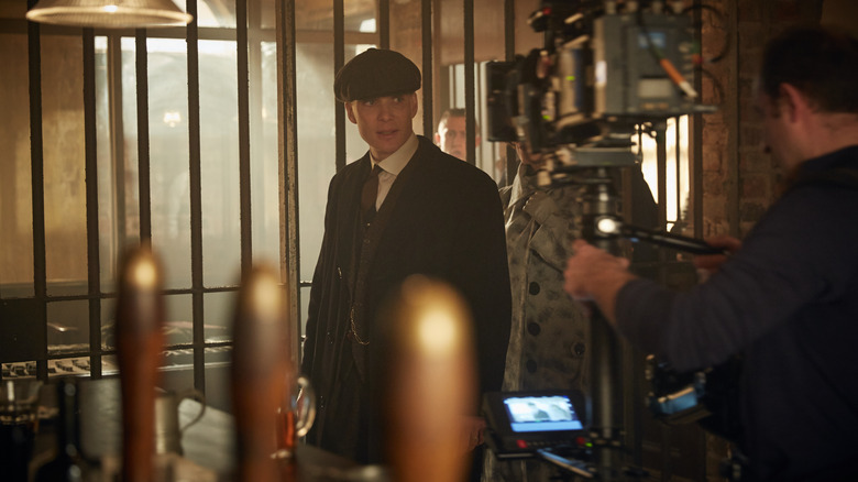 Cillian Murphy behind the scenes