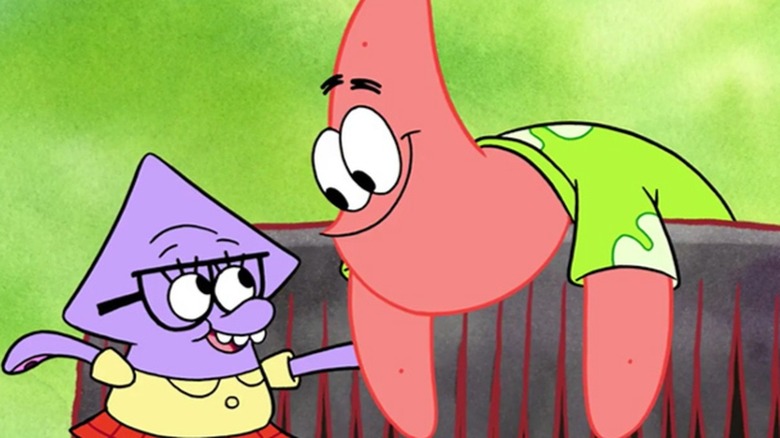 Patrick and Squidina Star smiling