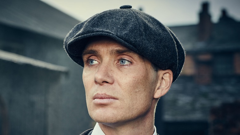 Thomas Shelby looking angry