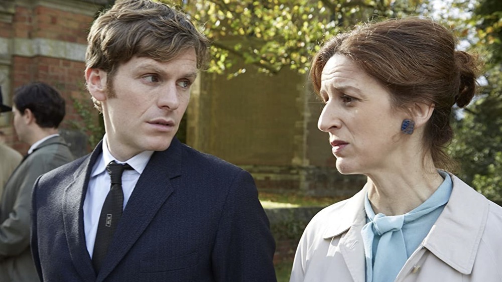 Shaun Evans and Abigail Thaw on Endeavour