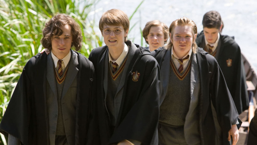 gryffindor students marauders walking