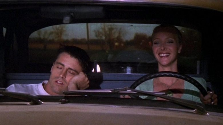 Phoebe and Joey drive back from Vegas