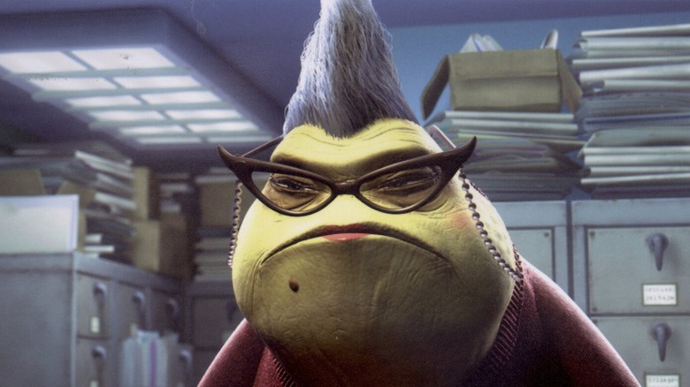 Roz narrow eyed