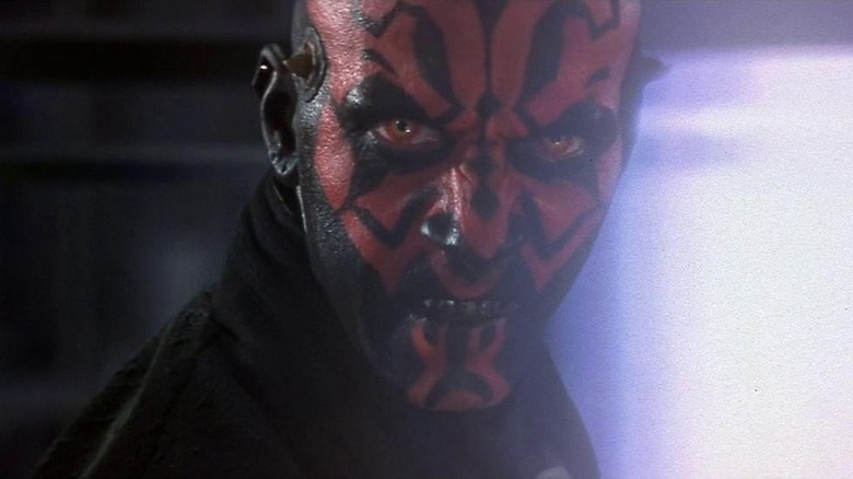 Darth Maul grimacing