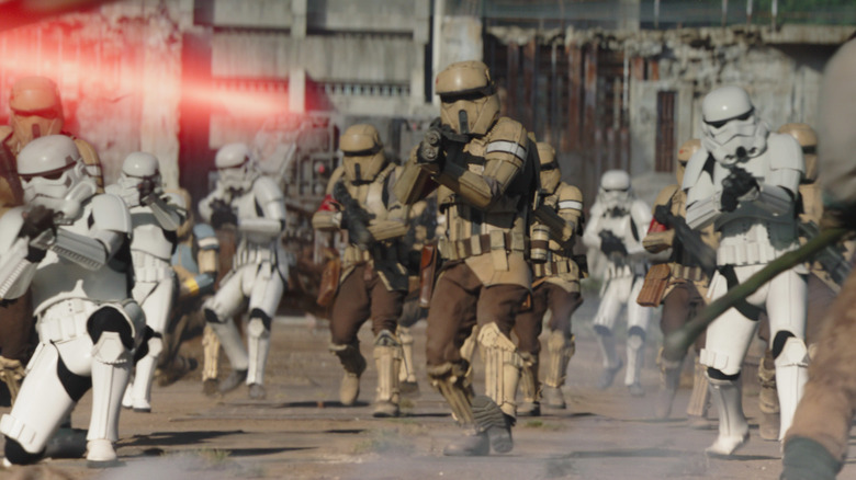 Group of Stormtroopers firing