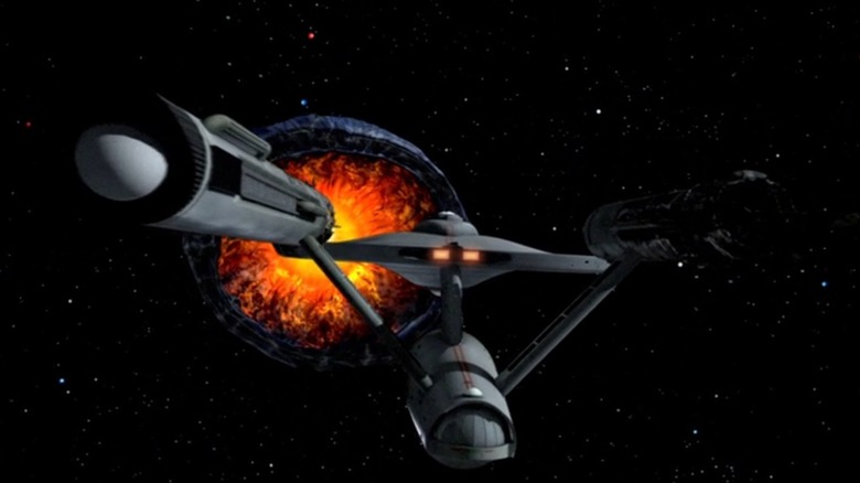 Planet Killer and Enterprise in space