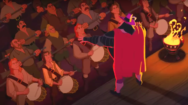 Ratcliffe rallying his soldiers in Pocahontas