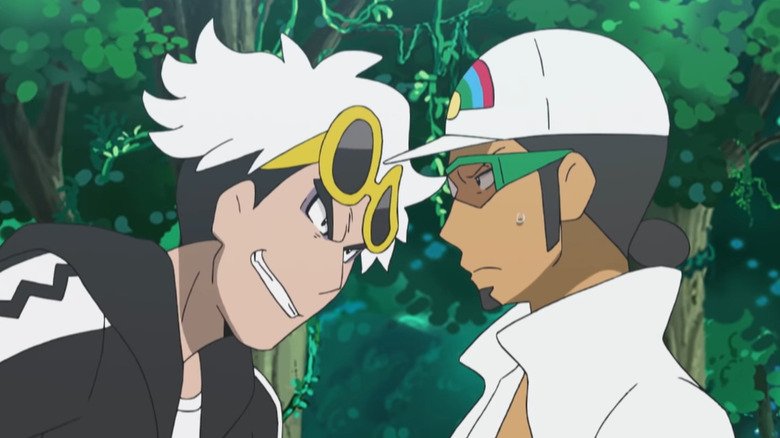 Guzma butting heads with Kukui