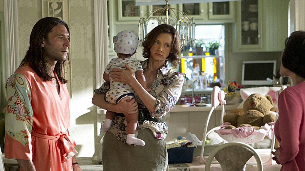 Zach McGowan and Joan Cusack in Shameless