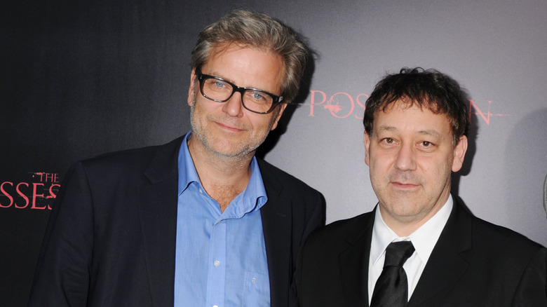 Sam Raimi and Ole Bornedal pose together. 